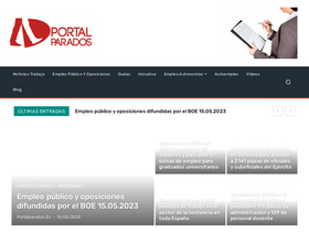 'portalparados.es' screenshot