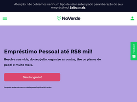 'noverde.com.br' screenshot