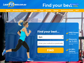 'localfitness.com.au' screenshot