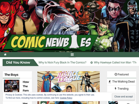 'comicnewbies.com' screenshot