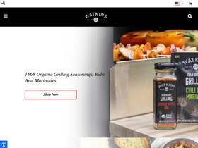 'watkins1868.com' screenshot
