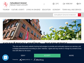 'schwaebisch-gmuend.de' screenshot