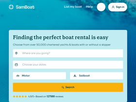 'samboat.com' screenshot