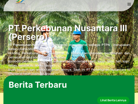 'holding-perkebunan.com' screenshot