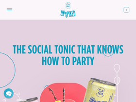 drinkunspiked.com homepage screenshot