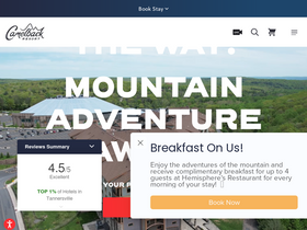 'camelbackresort.com' screenshot