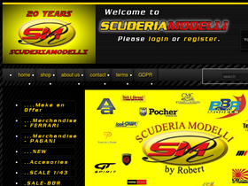'scuderiamodelli.eu' screenshot