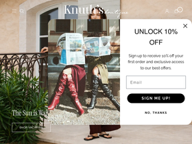 shop-knuths.com homepage screenshot