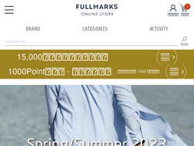 'fullmarksstore.jp' screenshot