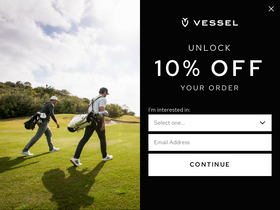 'vesselgolf.com' screenshot