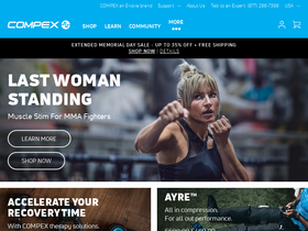 'compex.com' screenshot