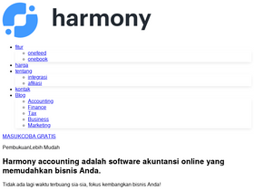 'harmony.co.id' screenshot