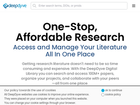'deepdyve.com' screenshot