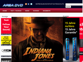 'areadvd.de' screenshot