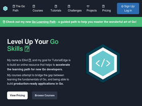 'tutorialedge.net' screenshot