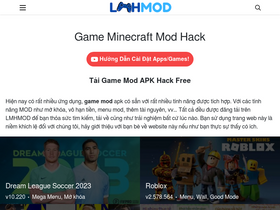 'lmhmod.me' screenshot