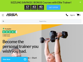 'issaonline.com' screenshot