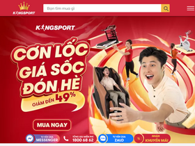 'kingsport.vn' screenshot