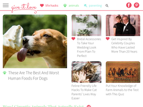 'giveitlove.com' screenshot