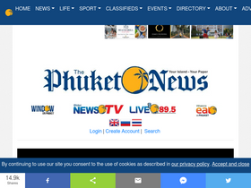'thephuketnews.com' screenshot