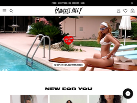 Princess Polly homepage screenshot