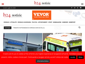 'h24notizie.com' screenshot
