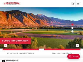 'spanishfork.org' screenshot
