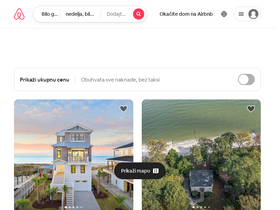 'airbnb.rs' screenshot
