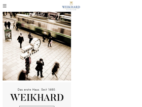 weikhard.at homepage screenshot