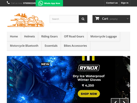 'ahhelmets.in' screenshot