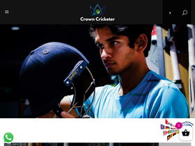 'crowncricketer.com' screenshot