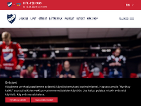 'hifk.fi' screenshot