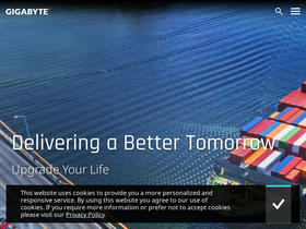 'gigabyte.com' screenshot