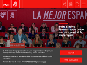 'psoe.es' screenshot
