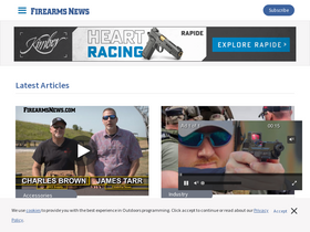 'firearmsnews.com' screenshot