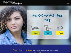 'yourlifeyourvoice.org' screenshot