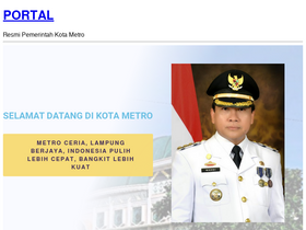 'srv2.metrokota.go.id' screenshot