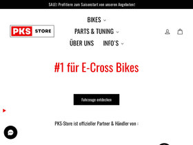 pks-store.com homepage screenshot