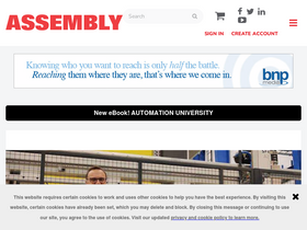 'assemblymag.com' screenshot