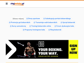 'ringpolska.pl' screenshot