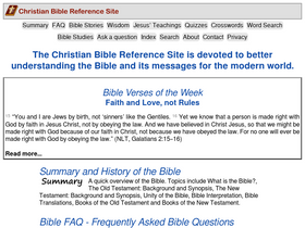 'christianbiblereference.org' screenshot