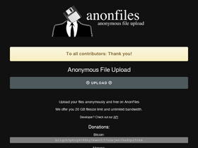 'anonfile.com' screenshot