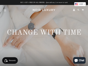 noirwatches.com homepage screenshot