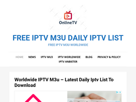 'iptvfreesat.com' screenshot