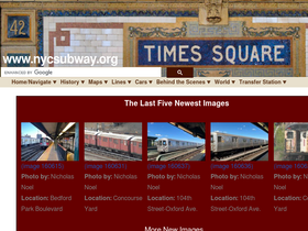'nycsubway.org' screenshot