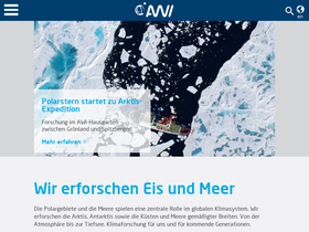 'odv.awi.de' screenshot