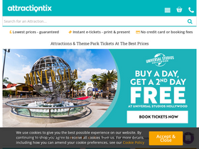 'attractiontix.co.uk' screenshot