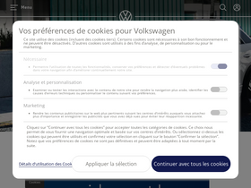 'volkswagen.be' screenshot