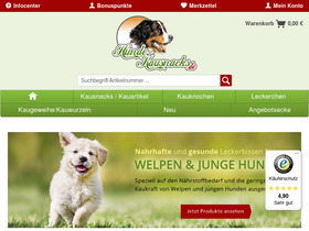 'hunde-kausnacks.de' screenshot