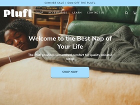'weareplufl.com' screenshot